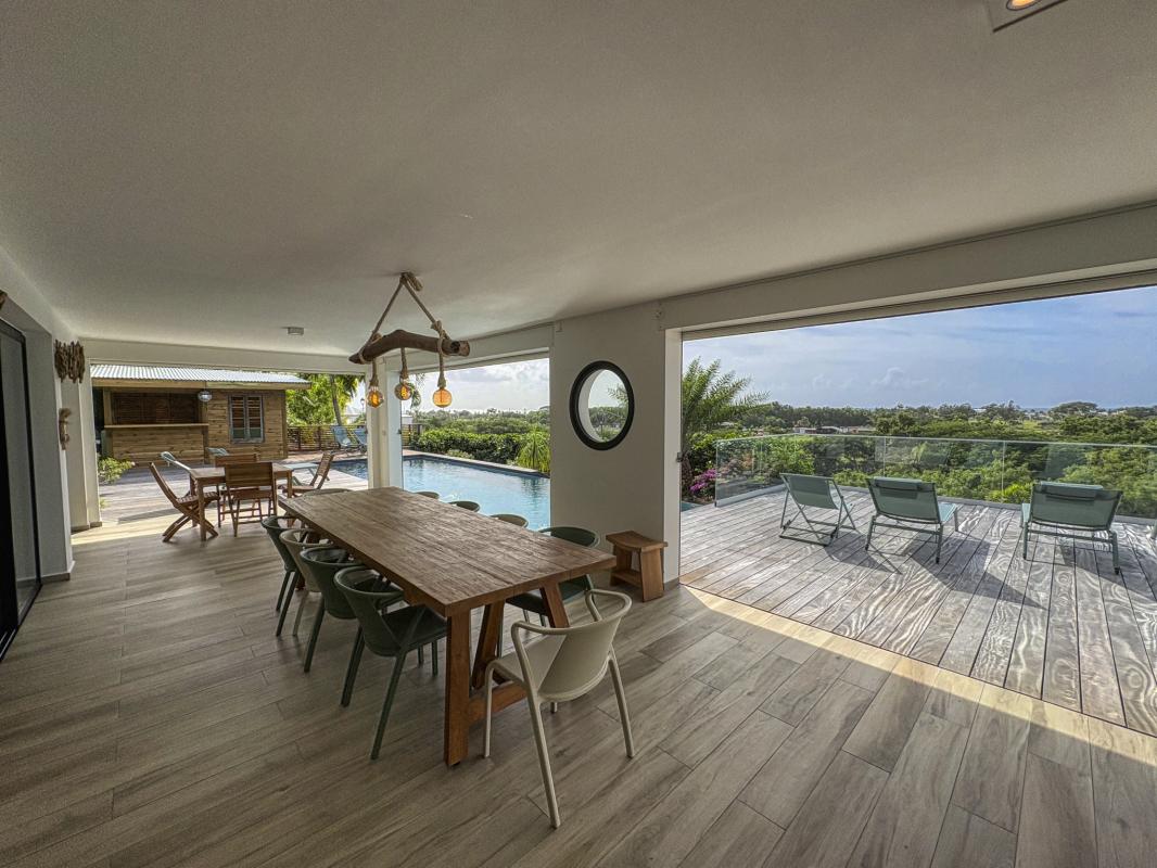 10.Location villa piscine Saint François Guadeloupe_Terrasse